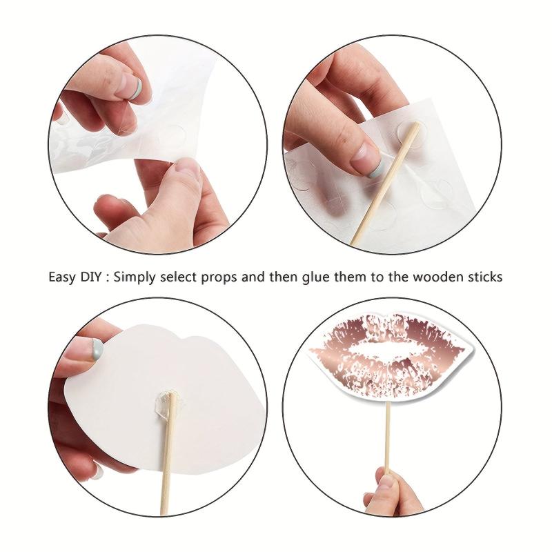10pcs Bride to be Wedding Photo Props & Decorations - Perfect for Bridal Shower