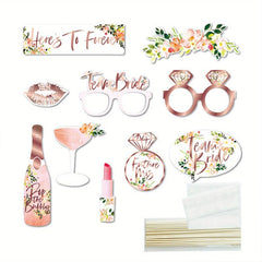10pcs Bride to be Wedding Photo Props & Decorations - Perfect for Bridal Shower