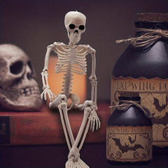 2pcs Posable Joints Skeletons Realistic Human Bones Halloween Party Decoration