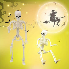 2pcs Posable Joints Skeletons Realistic Human Bones Halloween Party Decoration
