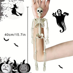 2pcs Posable Joints Skeletons Realistic Human Bones Halloween Party Decoration