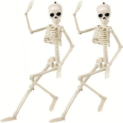 2pcs Posable Joints Skeletons Realistic Human Bones Halloween Party Decoration