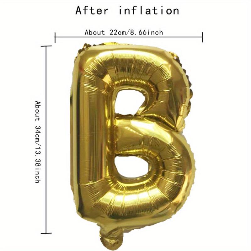 Golden 40 Year's Anniversary Aluminum Balloon