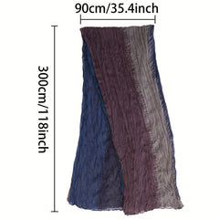 Tie Dye Polyester Table Runner Wedding Decoration