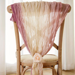 Tie Dye Polyester Table Runner Wedding Decoration