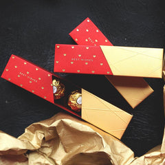 10pcs Chocolate Candy Gift Boxes for Wedding and Christmas Parties