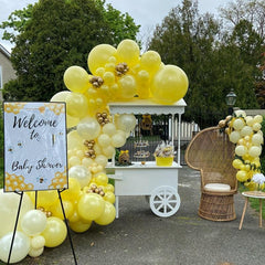 116pcs Yellow Theme Wedding Birthday Party Decoration Balloons