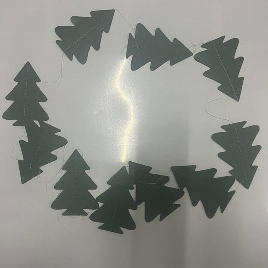 3D Christmas Tree Decorations Paper Skewers Flower Decor Parties Decor