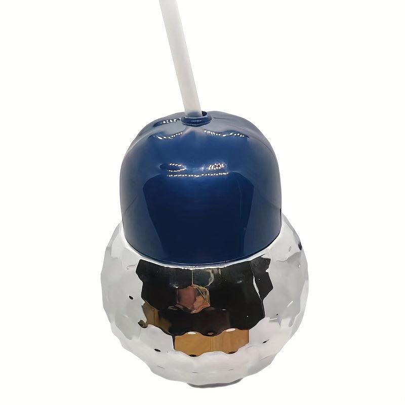 Disco Baseball Cap and Glitter Cup Set for Party and Night Club Decor