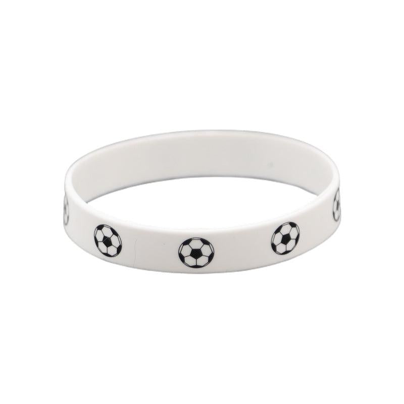 Soccer Theme Silicone Wristband - Party Supplies