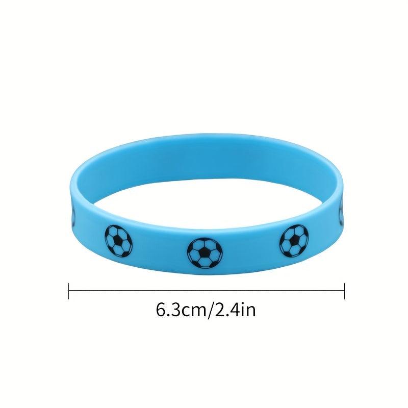 Soccer Theme Silicone Wristband - Party Supplies