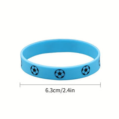 Soccer Theme Silicone Wristband - Party Supplies