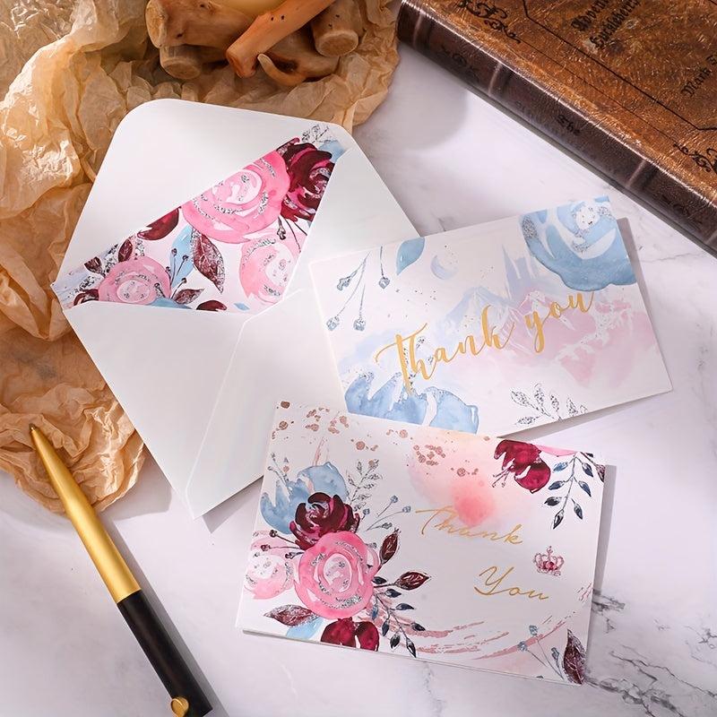 6pcs Thanksgiving Graduation Party Invitation Greeting Card with Envelope