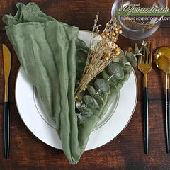 6pcs Boho Cheese Cloth Napkins for Party Wedding Dinner Home