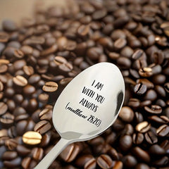 Inspirational Bible Quotes Engraved Stainless Steel Spoon