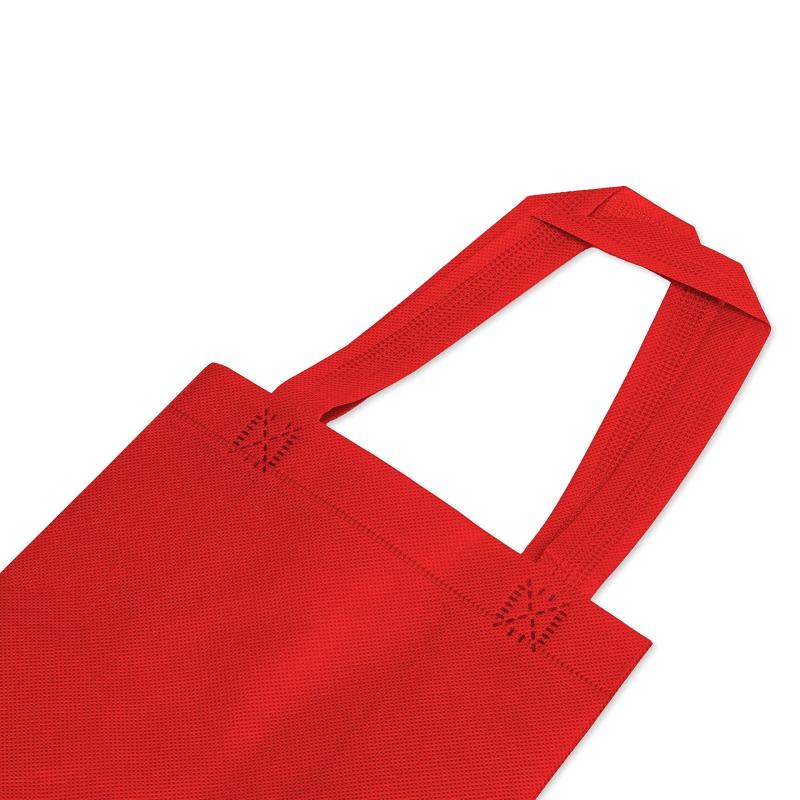 12pcs Red Gift Bags with Handles for Shopping and Events