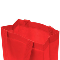 12pcs Red Gift Bags with Handles for Shopping and Events
