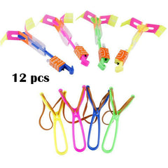 20pcs Luminous Rocket LED Lights Slingshot Toys for Children