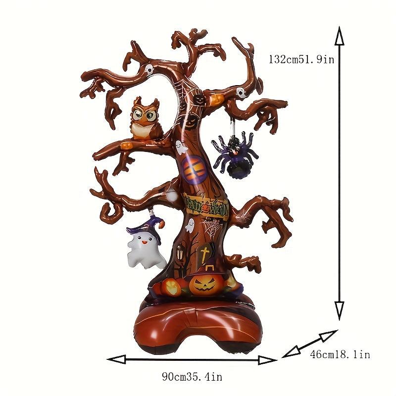 Standing Pumpkin Monster Aluminum Film Balloon Halloween Party Decoration