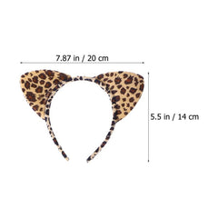Cat Ears Headband Tail Costume Set Cosplay Tails Bowtie Ear Accessory