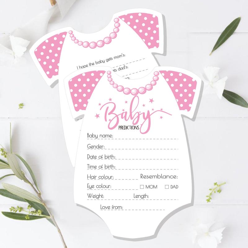10pcs Gender Reveal Party Game Cards Carnival Games Small Gift