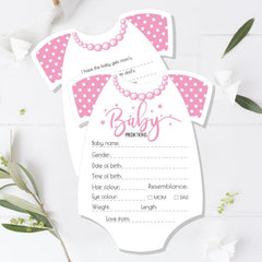 10pcs Gender Reveal Party Game Cards Carnival Games Small Gift