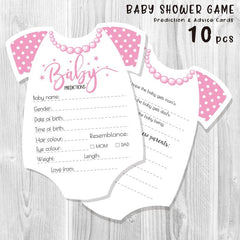 10pcs Gender Reveal Party Game Cards Carnival Games Small Gift