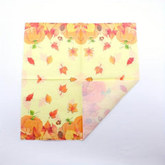 Autumn Leaves Party Napkins - Fall Theme Tableware Set - Serves 20