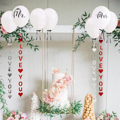1pc I LOVE YOU Balloon Pendant Wedding Anniversary Party Balloons