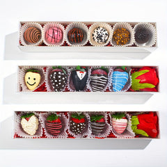 Chocolate Covered Strawberries Boxes For 6