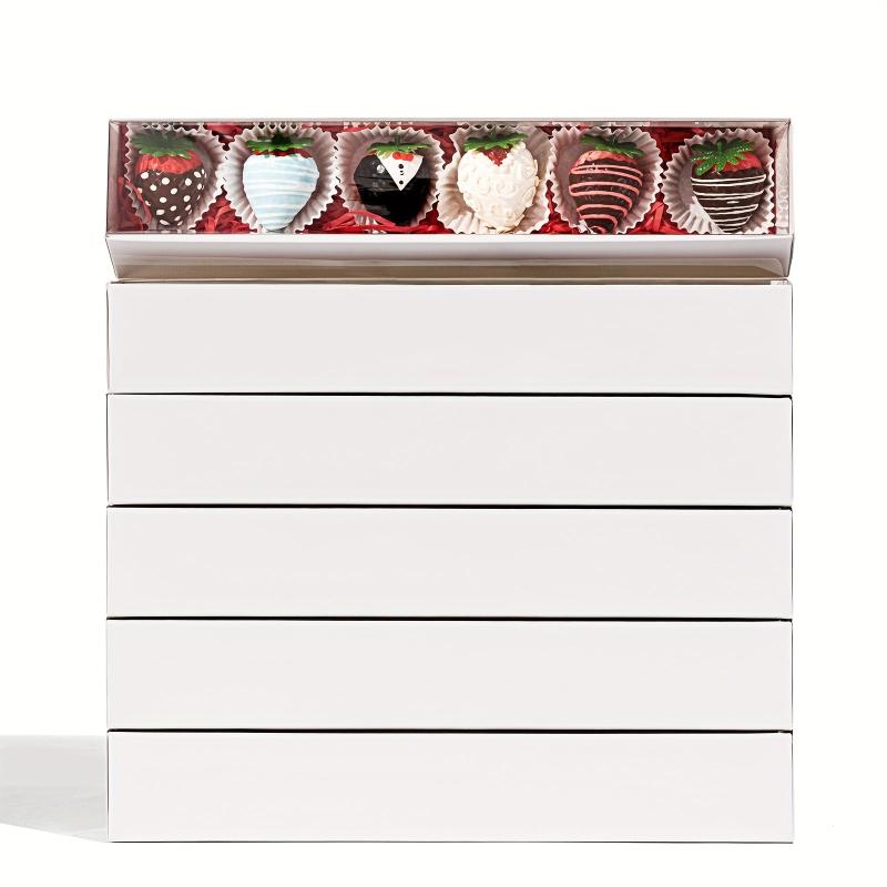 Chocolate Covered Strawberries Boxes For 6