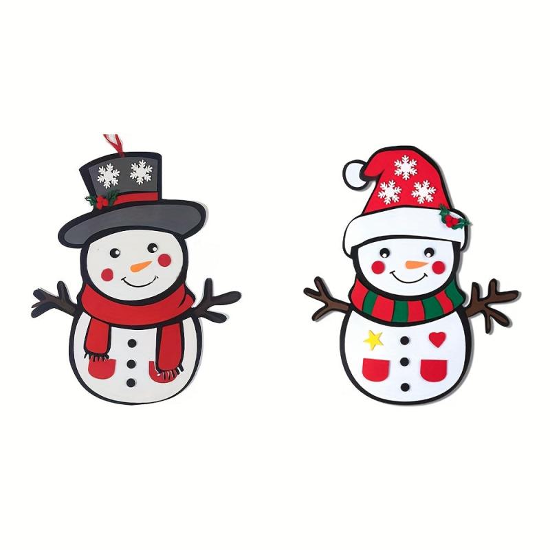 Felt Snowman Play Set Christmas Decor Arts And Crafts