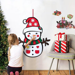 Felt Snowman Play Set Christmas Decor Arts And Crafts