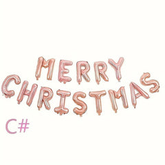 14pcs Merry Christmas Balloon Decoration Party Supplies