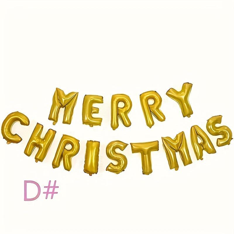 14pcs Merry Christmas Balloon Decoration Party Supplies