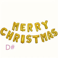 14pcs Merry Christmas Balloon Decoration Party Supplies