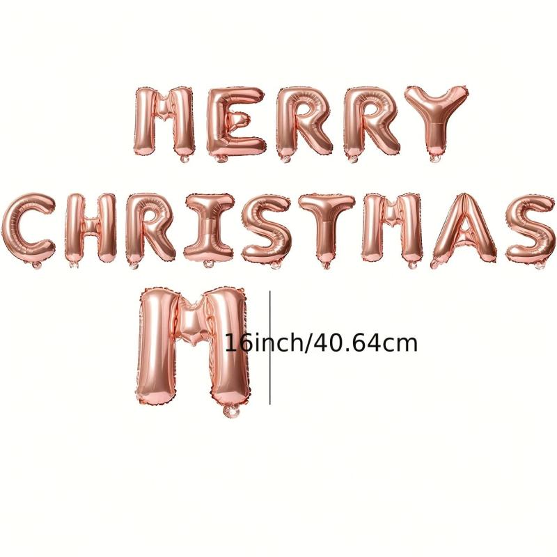 14pcs Merry Christmas Balloon Decoration Party Supplies