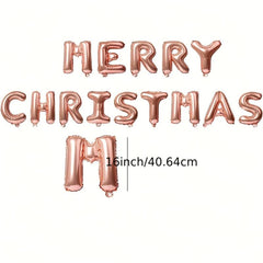 14pcs Merry Christmas Balloon Decoration Party Supplies