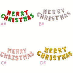 14pcs Merry Christmas Balloon Decoration Party Supplies