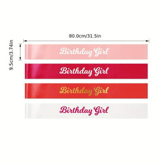 Birthday Girl Sash Party Accessory Decoration Party Favors
