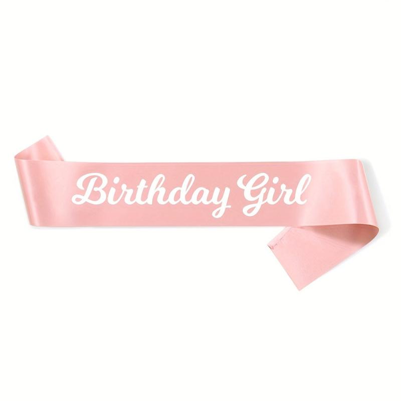 Birthday Girl Sash Party Accessory Decoration Party Favors