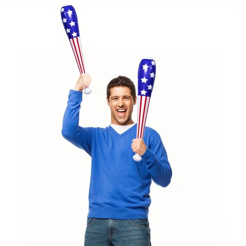 12pcs Inflatable Baseball Bats & Gift Bags for Kids Party