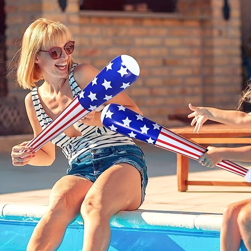 12pcs Inflatable Baseball Bats & Gift Bags for Kids Party