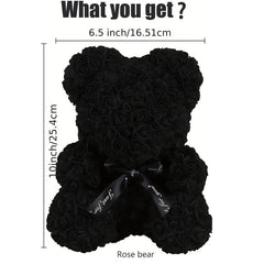 Artificial Rose Flower Bear Wedding Anniversary Boyfriend Gift