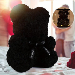 Artificial Rose Flower Bear Wedding Anniversary Boyfriend Gift