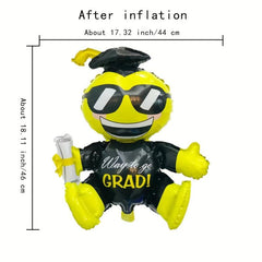 Graduation Season Party Decoration Doctor Cap Balloon 45 72 cm