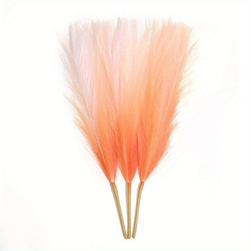 3pcs Short Simulation Reed Decoration - Home Holiday Room Decor