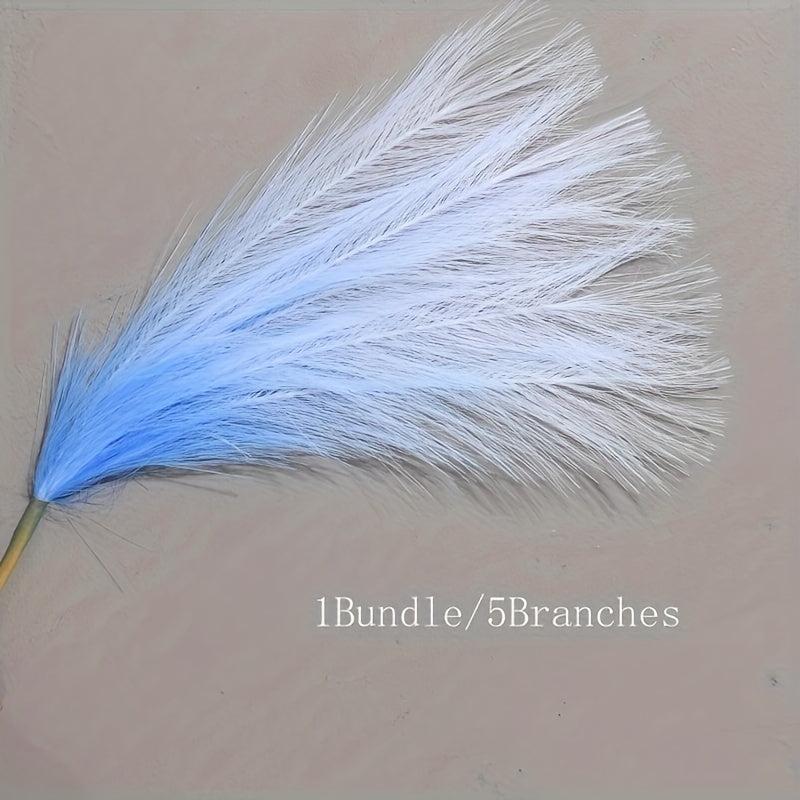 3pcs Short Simulation Reed Decoration - Home Holiday Room Decor