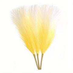 3pcs Short Simulation Reed Decoration - Home Holiday Room Decor