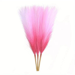 3pcs Short Simulation Reed Decoration - Home Holiday Room Decor